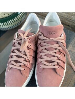 PS821 Alpha Nubuck Sneakers in Blush size 12.5